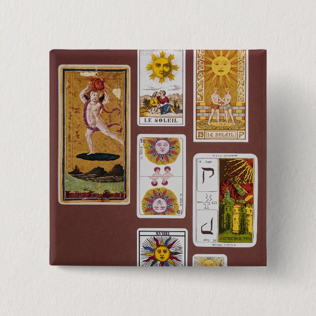 XVIIII The Sun Button (Front)