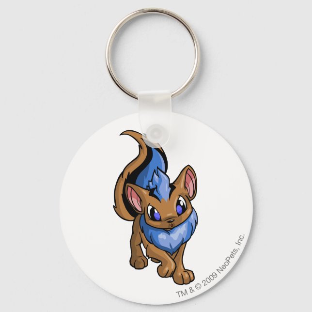 Xweetok Blue Keychain (Front)
