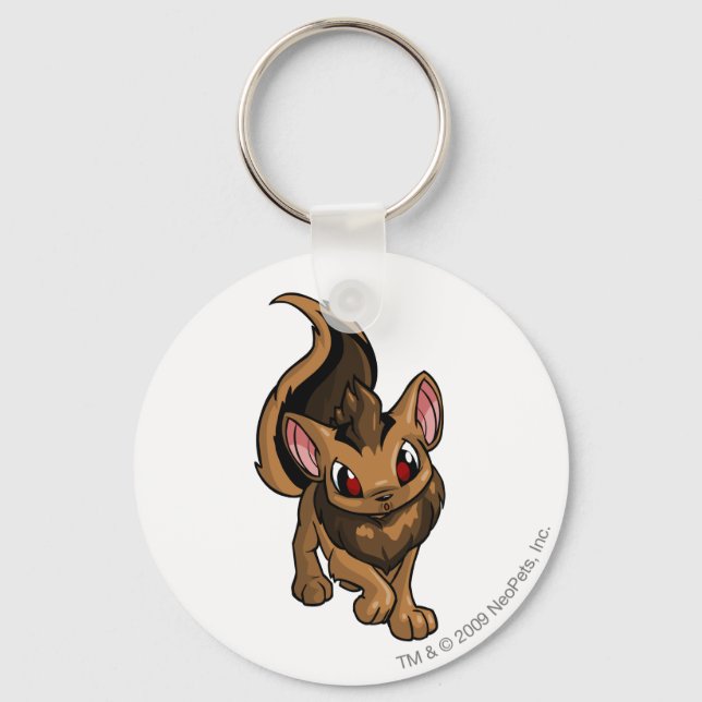 Xweetok Brown Keychain (Front)