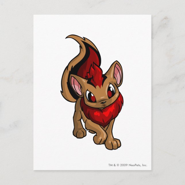 Xweetok Red Postcard (Front)