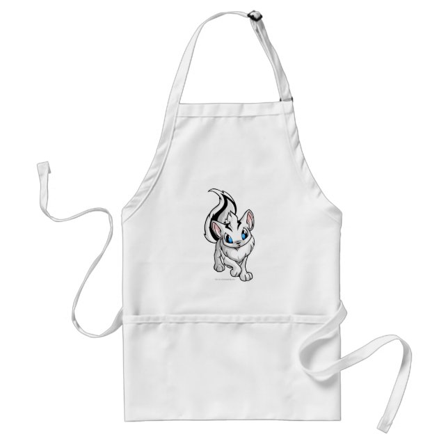Xweetok White Adult Apron (Front)