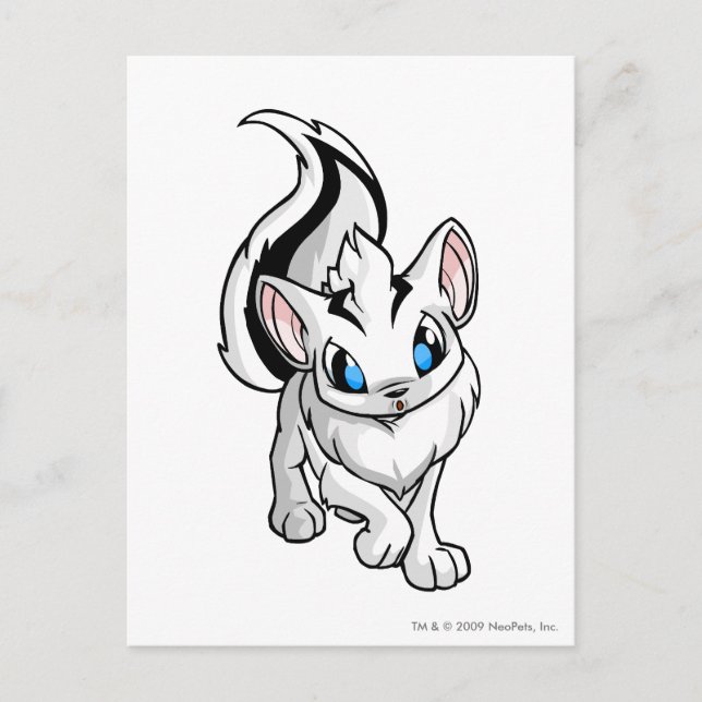 Xweetok White Postcard (Front)