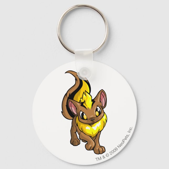Xweetok Yellow Keychain (Front)