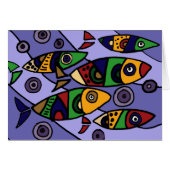 XX- Abstract Art Fish (Front Horizontal)