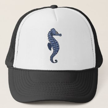 Xx- Awesome Seahorse Trucker Hat by inspirationrocks at Zazzle