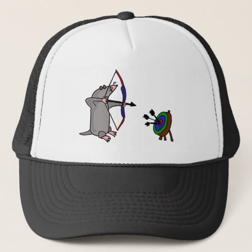 XX_ Blind Mole in Archery Competition Trucker Hat