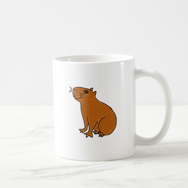 XX- Capybara Art Coffee Mug (Right)