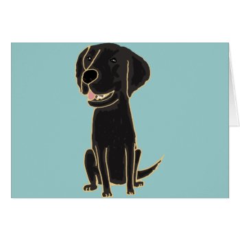 Xx- Cute Black Labrador Cartoon by inspirationrocks at Zazzle