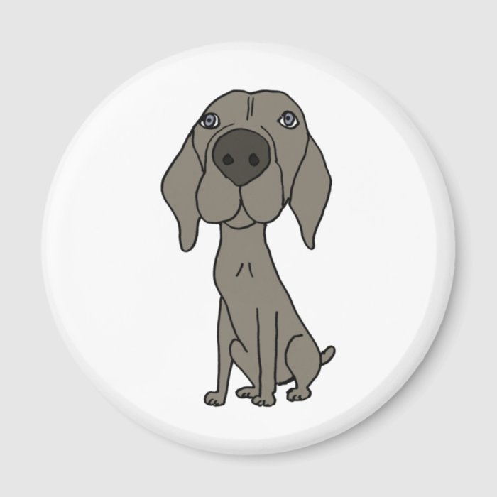 XX  Cute Weimaraner Design Magnets