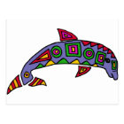 Mexican Aztec Tribal Print Ikat Diamond Pattern Postcard | Zazzle.com