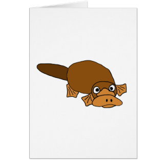 cartoon duck billed platypus