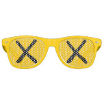 Xx Eyes - &quot;crossed Out Eyes&quot; Sunglasses Yellow at Zazzle