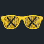 XX Eyes - "Crossed Out Eyes" Sunglasses Yellow<br><div class="desc">XX Eyes - "Crossed Out Eyes" Sunglasses / Party Shades
"Yellow Character",  "Yellow Cartoon"</div>
