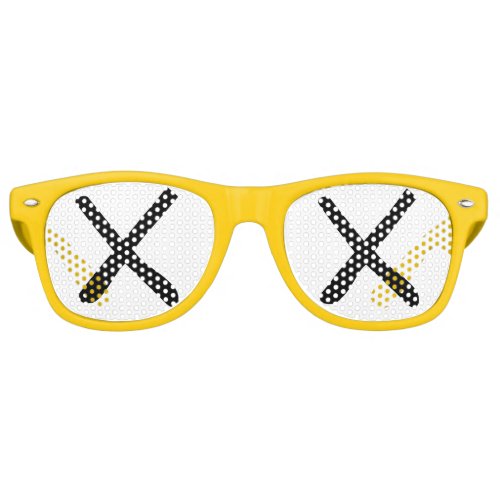 XX Eyes _ Crossed Out Eyes Sunglasses Yellow