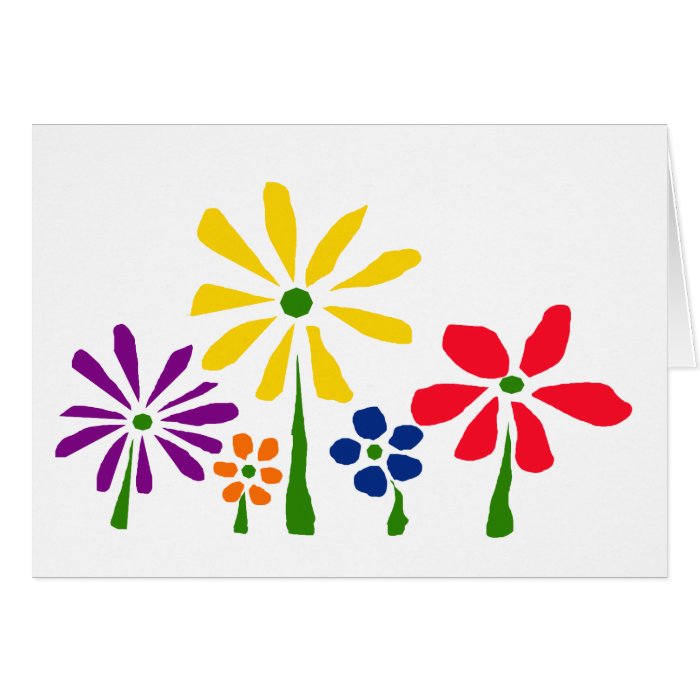 XX  Floral Art Daisy Design Greeting Cards