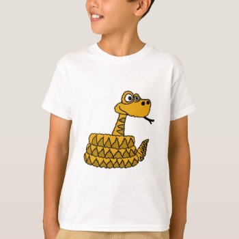 Xx- Funky Rattlesnake Cartoon T-shirt by naturesmiles at Zazzle