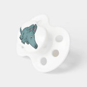 XX- Funny Aardvark Cartoon Pacifier (Front Right)