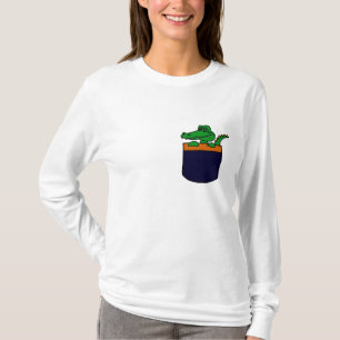 XX- Funny Alligator in a Pocket T-Shirt