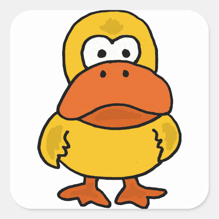 angry duck cartoon