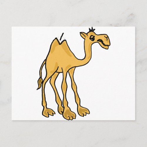 XX_ Funny Camel Cartoon Postcard