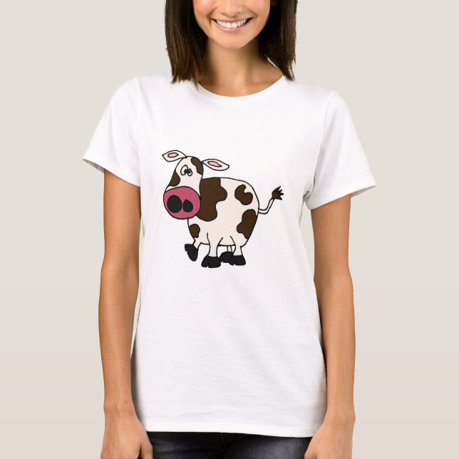 XX- Funny Cow Design T-Shirt (Front)