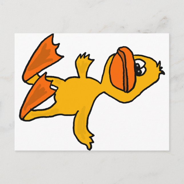 XX- Funny Dead Duck Cartoon Postcard (Front)