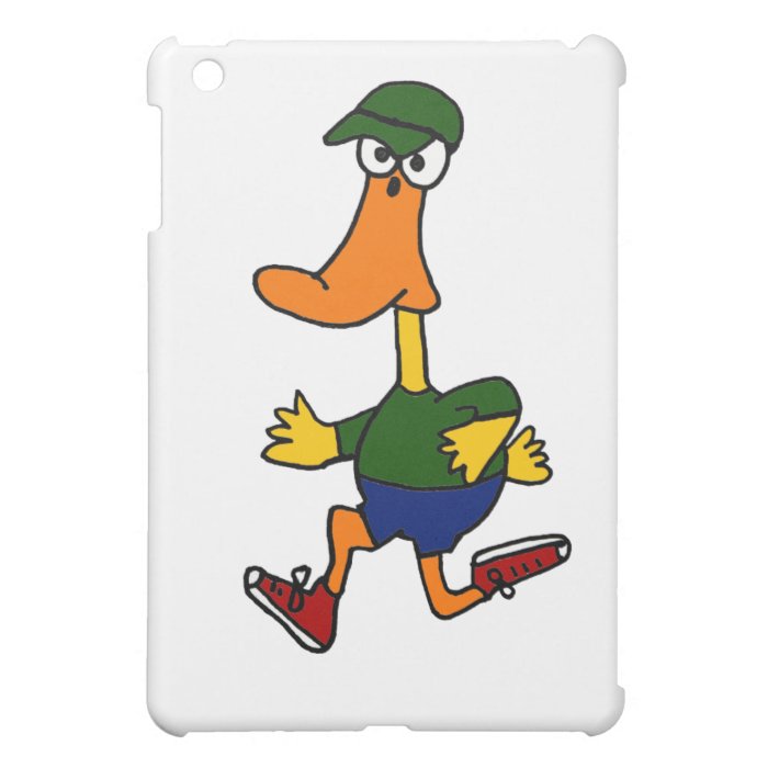 XX  Funny Duck Jogging Design iPad Mini Cases