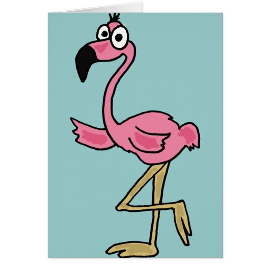XX- Funny Flamingo Cards (Front)