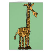 XX- Funny Giraffe Cartoon (Front)