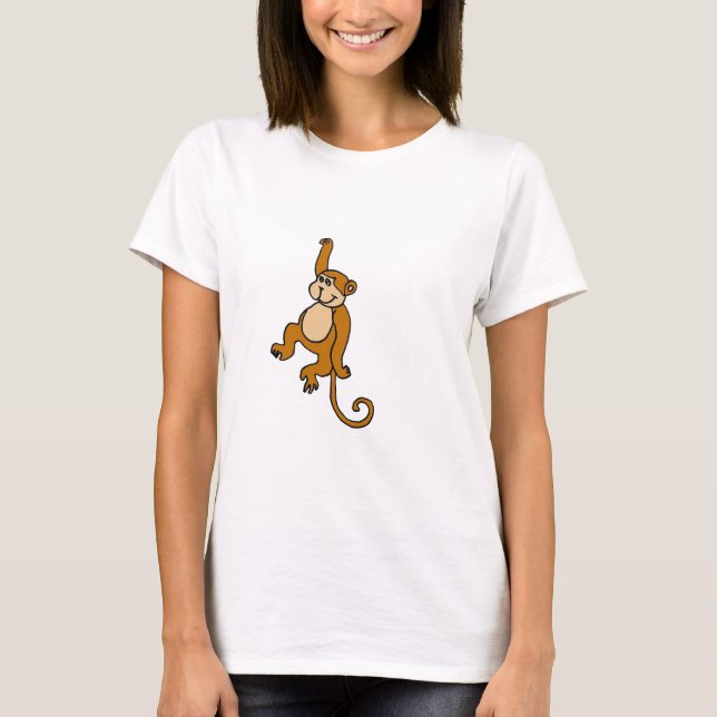 XX- Funny Hanging Monkey T-Shirt (Front)