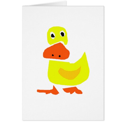 XX- Funny Primitive Art Duck Cards (Front)