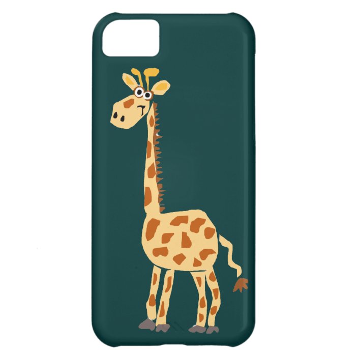XX  Funny Primitive Art Giraffe iPhone 5C Cases
