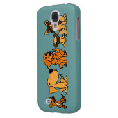 XX- Funny Rescue Dogs Group Cartoon Case-Mate Samsung Galaxy Case (Back Left)