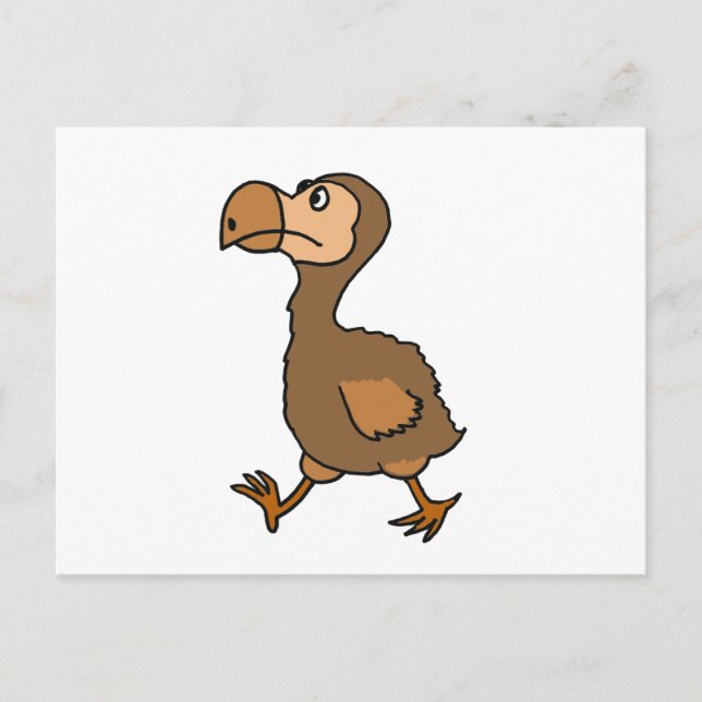XX- Hilarious Dodo Bird Design Postcard (Front)