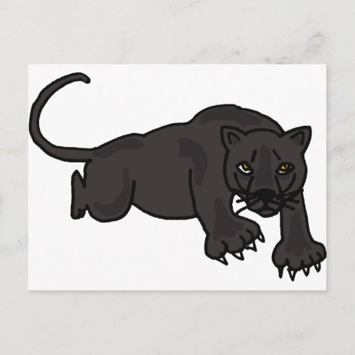 XX_ Leaping Panther Postcard