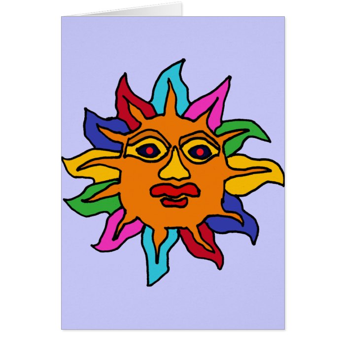 XX  Mexican Sun Art Card