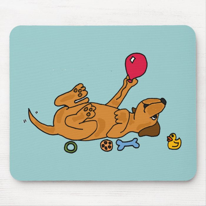 XX  Playful Silly Puppy Dog Mouse Pads