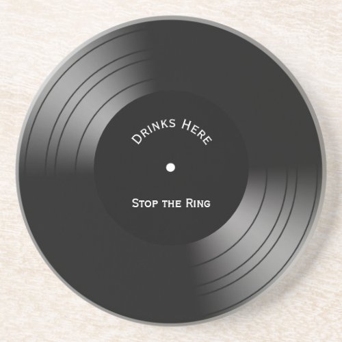 xx Record Album Novelty Personalized Coaster