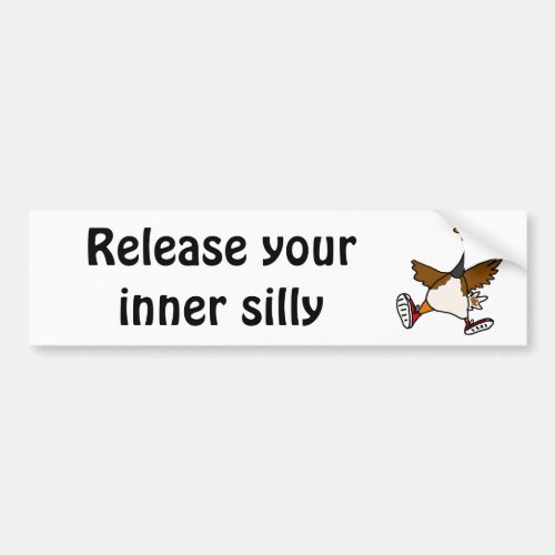 XX_ Release Your Inner Silly _ Goose Bumper Sticker