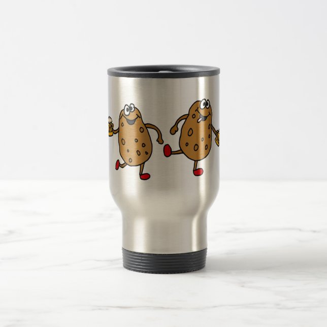 XX- Smashed Potatoes Cartoon Travel Mug (Center)