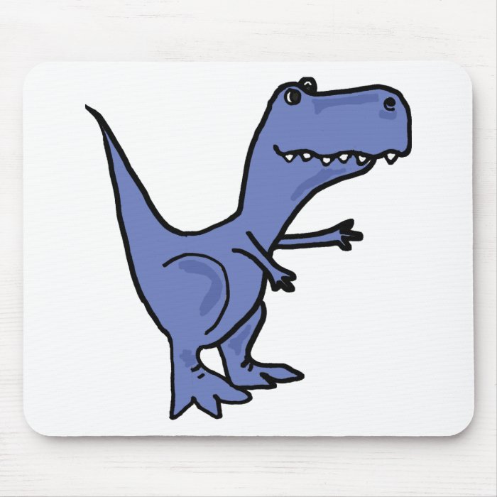 XX  T Rex Dinosaur Cartoon Mouse Pads