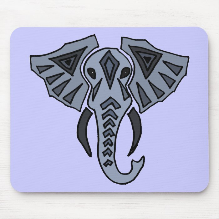 XX  Tribal Elephant Art Mouse Pads