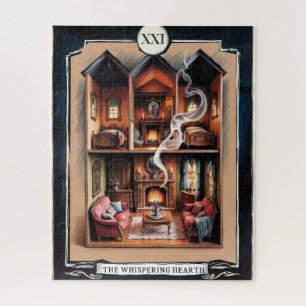 XXI Whispering Hearth – Warm Lies, Tarot Jigsaw Puzzle