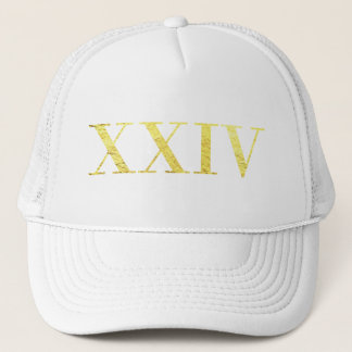 XXIV 24K Gold Trucker's Hat