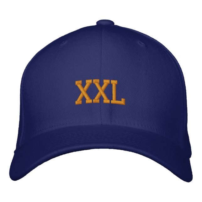 XXL EMBROIDERED BASEBALL CAP (Front)