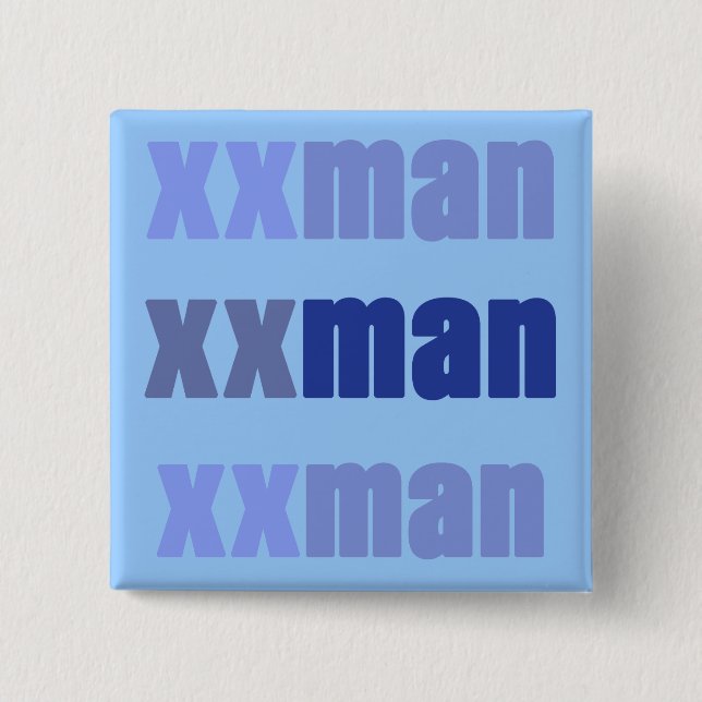 XXMan Pinback Button (Front)