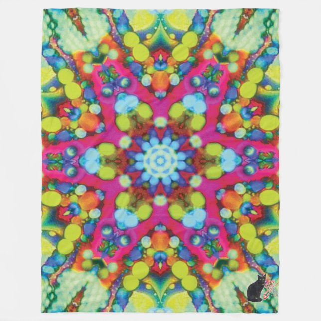 Xycon Kaleidoscope Fleece Blanket (Front)