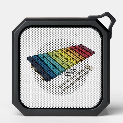 Xylophone cartoon illustration bluetooth speaker