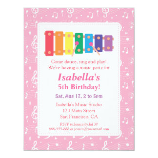 Music Invitations Announcements Zazzle