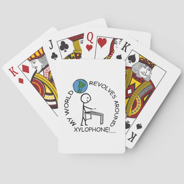 Xylophone - World Revolves Around Poker Cards (Back)
